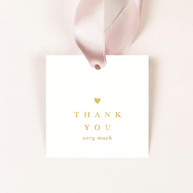 ThreeKin Collective ThreeKin Pack of 50 Thank You Gift Tags - Thank You Very Much - Image 3